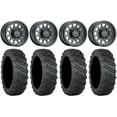 thumbnail image 1 of Method 414 15" Wheels Black +38mm 33" Versa Cross V3 Tires Sportsman RZR Ranger, 1 of 4