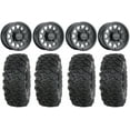 thumbnail image 1 of Method 414 15" Wheels Black +38mm 35" Roctane T4 Tires Sportsman RZR Ranger, 1 of 4