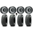 thumbnail image 1 of Method 414 15" Wheels Black +38mm 37" RocScraper Tires Sportsman RZR Ranger, 1 of 4