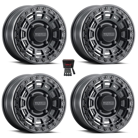Method 415 15" Wheels/Rims Black (+38mm) Sportsman 550 850 1000