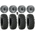 thumbnail image 1 of Method 415 Bdlk 15" Wheels Gr +38mm 33" XTR370 Tires Polaris RZR Turbo R & Pro R Ranger 1500 Xpedition, 1 of 4
