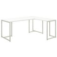 thumbnail image 1 of Office by kathy ireland® Method 72W L Shaped Desk with 30W Return, White, 1 of 4