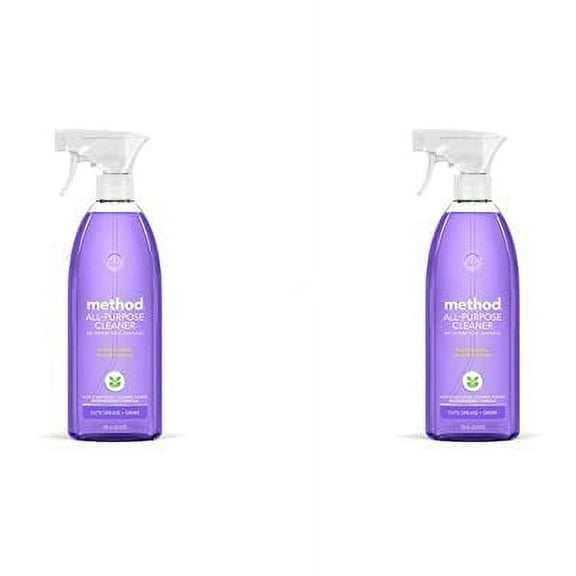 Method All-Purpose Cleaner, French Lavender, 28 Ounce, 1 Pack, Packaging May Vary (Pack Of 2)