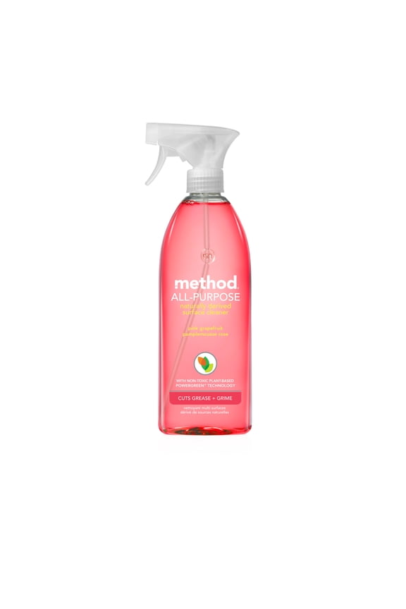 All-Purpose Cleaner Spray, Pink Grapefruit - Cuts Grease & Grime on Counters, Glass, Sealed Wood & Floors, for Kitchen & Bathroom, 28 fl oz