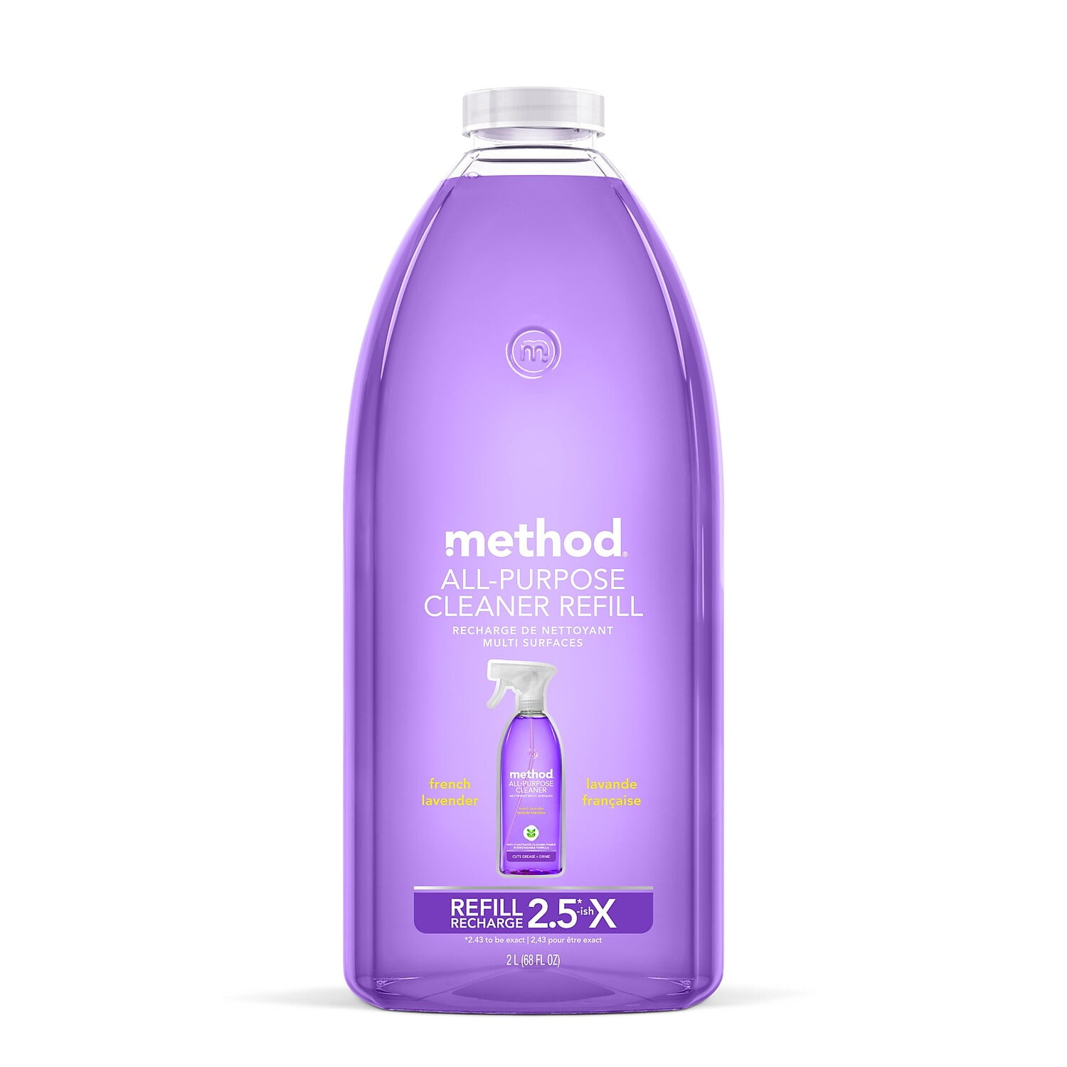 Method All-Purpose Cleaner Refill, French Lavender, 68 oz, 68 fl oz