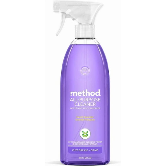 Method All-Purpose Cleaner Spray, French Lavender, Plant-Based And Biodegradable