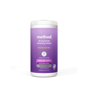 Method All-Purpose Cleaning Wipes, French Lavender, 70 Count