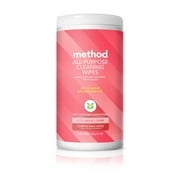 Method All-Purpose Cleaning Wipes, Pink Grapefruit, 70 Count