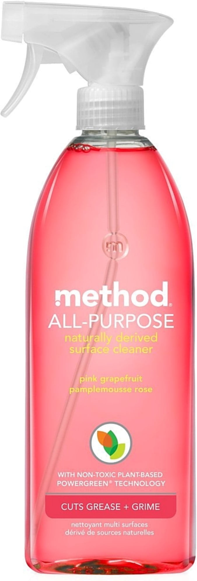 Method All-Purpose Cleaning Wipes, 3 x 4, Pink Grapefruit Scent, Pink,  Tub Of 70