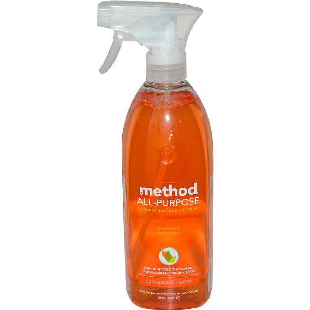 Method All Purpose Natural Surface Cleaning Spray - 28 Fl Oz (Pack of 1) - Clementine