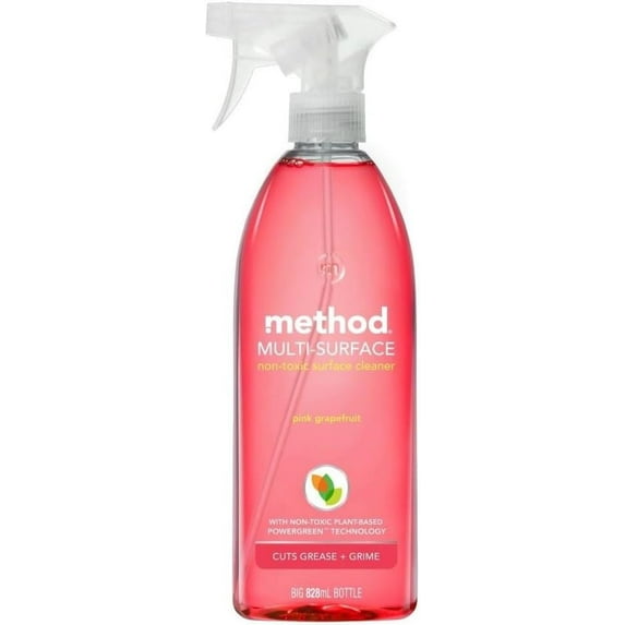 Method Lights All Purpose Spray Pink Grapefruit - Citrus Scent - 6 Pack, 828ml Each