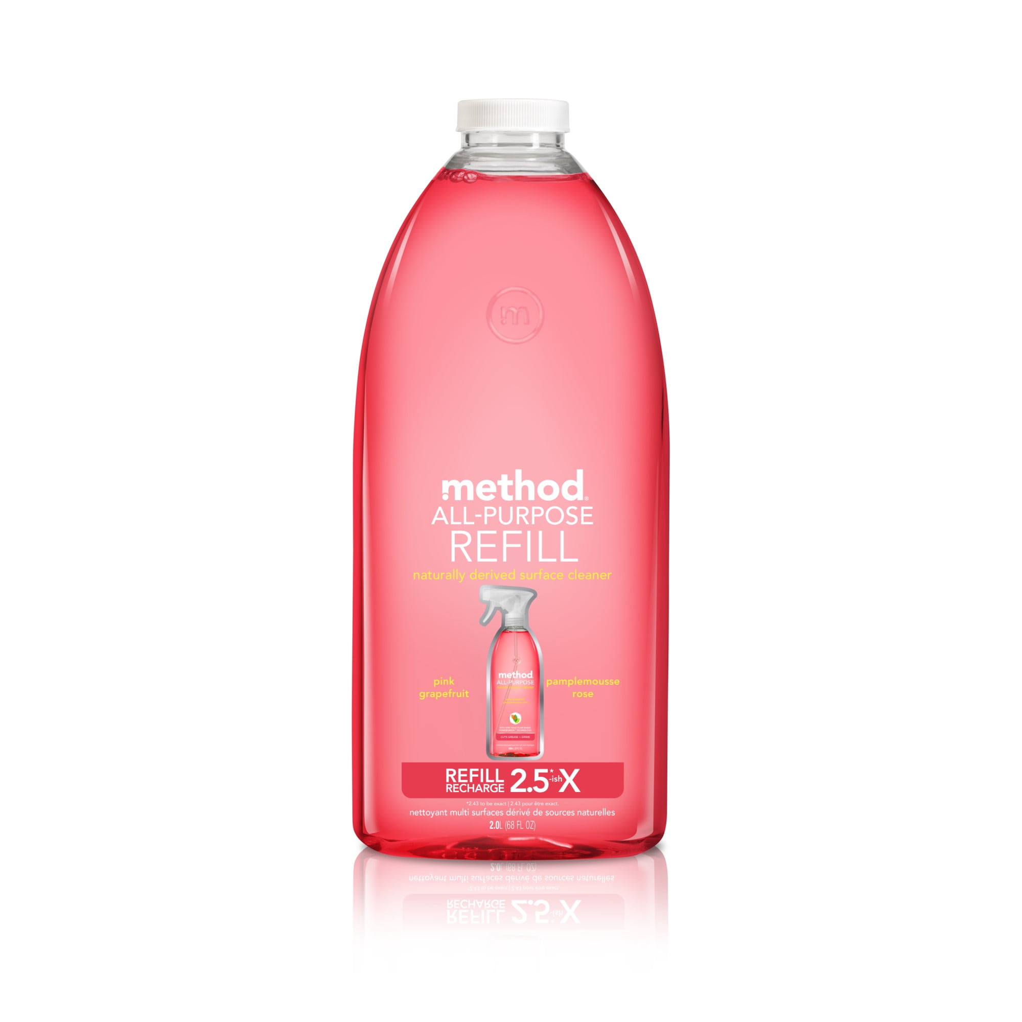 Method All-Purpose Cleaner Refill, Pink Grapefruit, 68 Ounce - Walmart.com