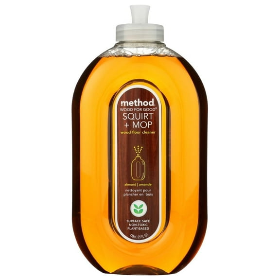 Method Almond Squirt + Mop Wood Floor Cleaner 25 oz. (Pack of 6)