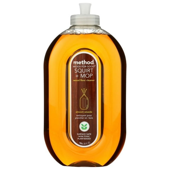 Method Almond Squirt + Mop Wood Floor Cleaner 25 oz. (Pack of 6)