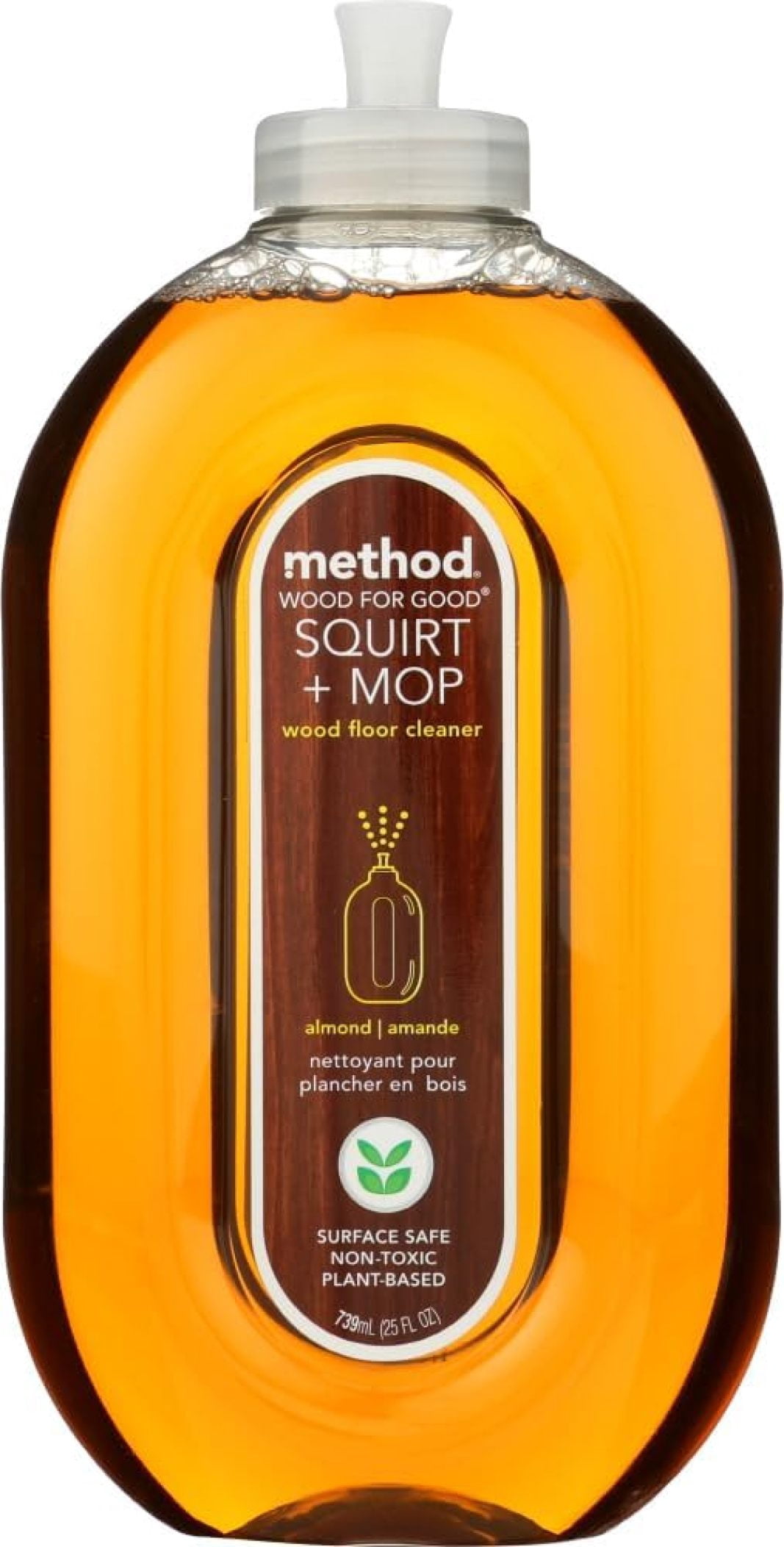 Method Almond Squirt + Mop Wood Floor Cleaner 25 oz. (Pack of 6 ...