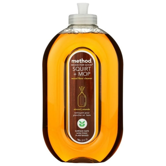 Method Almond Squirt + Mop Wood Floor Cleaner 25 oz. (Pack of 6)