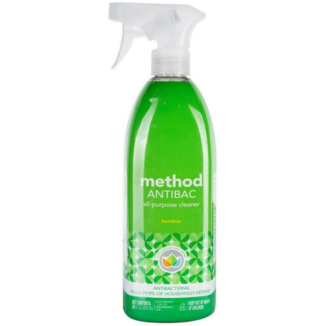 Method Antibac All Purpose Cleaner, Bamboo 28 oz (Pack of 4)