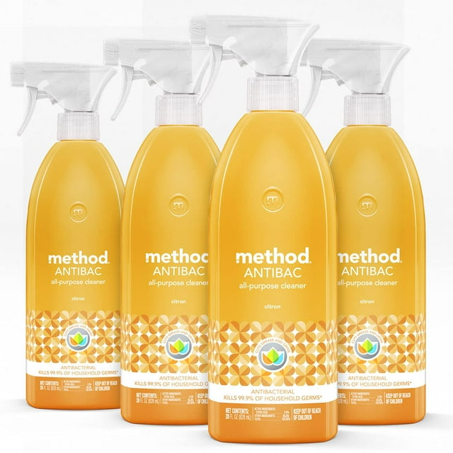 Method Antibacterial AllPurpose Cleaner Spray, Citron, Kills 99.9 of