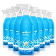 Method Antibacterial Bathroom Cleaner, Kills 99.9% Of Household Germs, Spearmint, 28 Fl Oz (Pack Of 8) - Pack Of 1