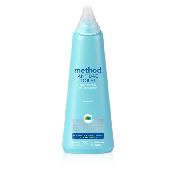 Method Antibacterial Toilet Bowl Cleaner, Spearmint, 24 fl oz