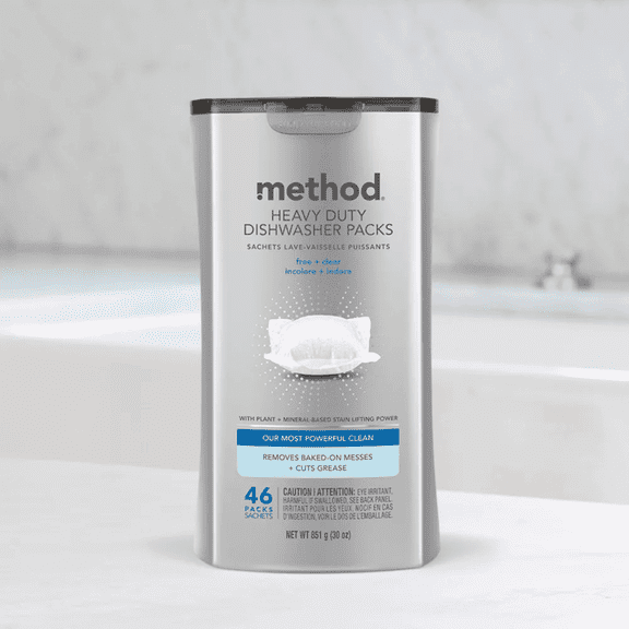 Method Auto Dish Heavy Duty Dishwasher Packs - 30oz/46ct