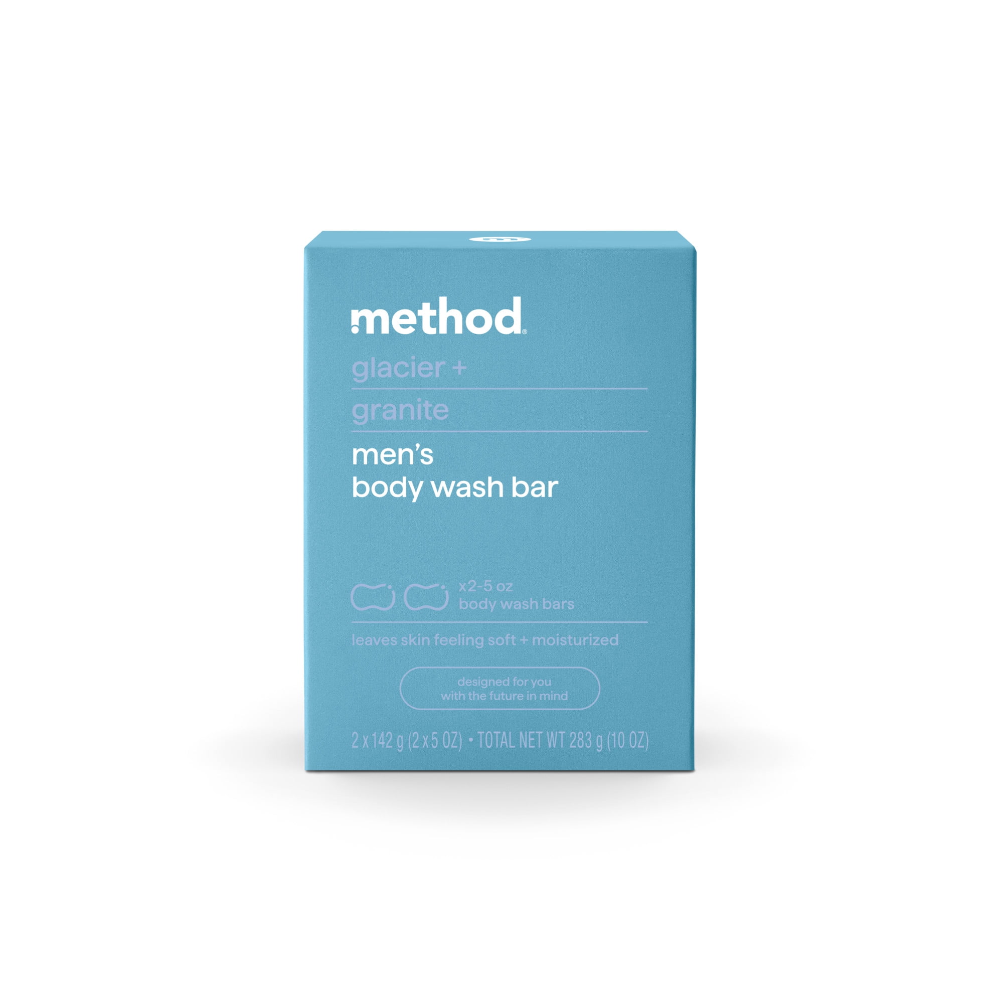 Method Bar Soap, Glacier + Granite, 2 bars, 5 oz each