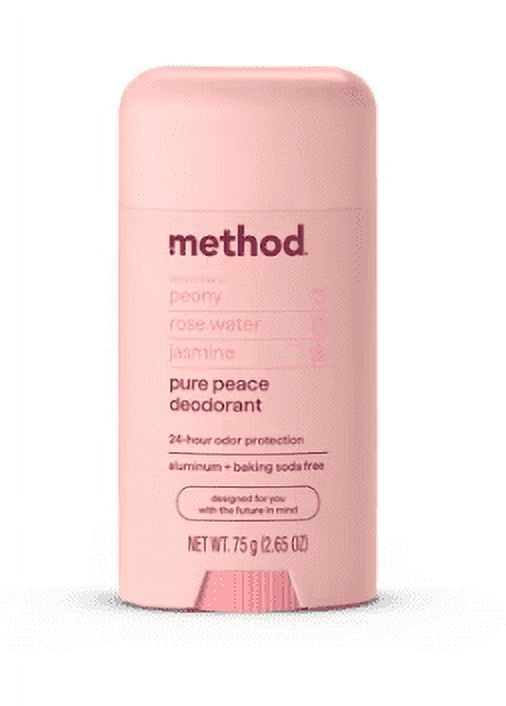 Method Body Aluminum Free Deodorant Pure Peace - 2.65 oz Pack of 2