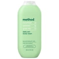 thumbnail interactive-video image 1 of method Body Wash, Daily Zen - Leaves Skin Feeling Soft & Moisturized, Made Without Parabens, Notes of Cucumber, Seaweed & Green Tea, 18 fl oz, 1 of 9