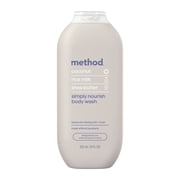 method Body Wash, Simply Nourish - Leaves Skin Feeling Soft & Moisturized, Made Without Parabens, Notes of Coconut, Rice Milk & Shea Butter, 18 fl oz
