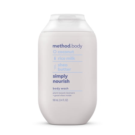 Method Body Wash, Simply Nourish, 3.4oz Travel Size