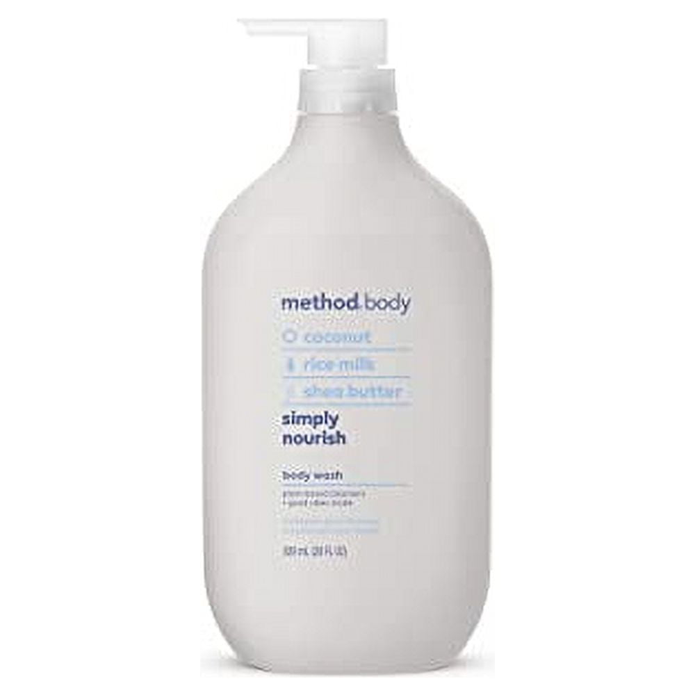 Method Body Wash, Simply Nourish, Paraben and Phthalate Free, 28 oz (Pack of 1)