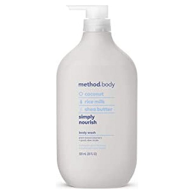 Method Body Wash, Simply Nourish, Paraben and Phthalate Free, 28 oz
