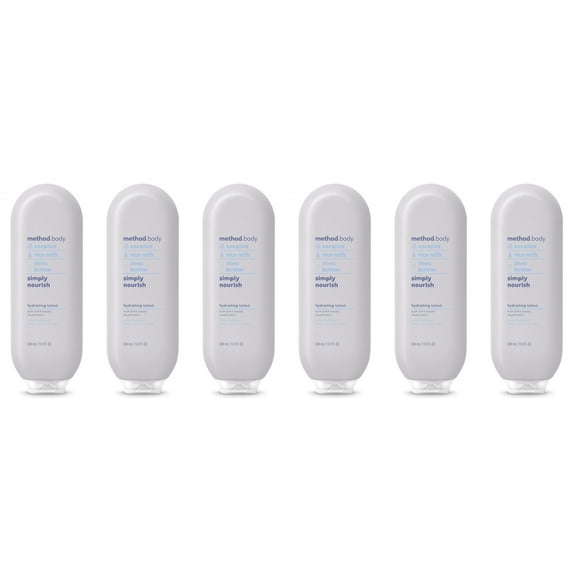 Method Daily Lotion, Simply Nourish Moisturizer Coconut Rice Shea Butte 6 Pack
