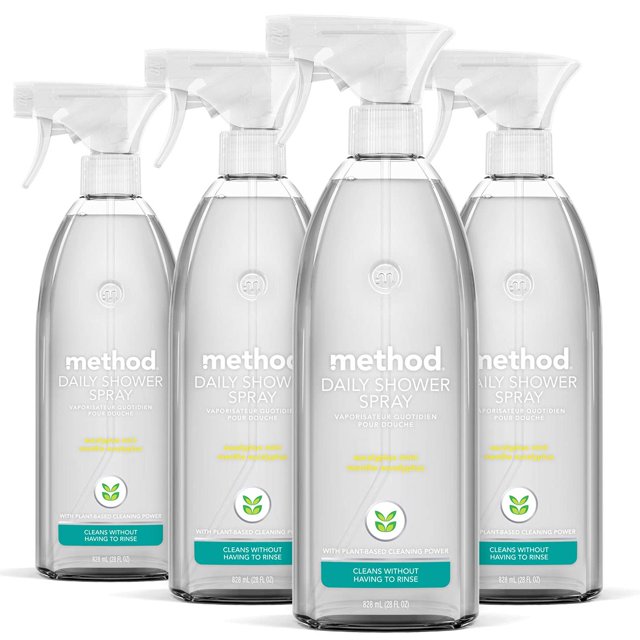 Method Daily Shower Cleaner Spray, Eucalyptus Mint, For Showers, Tile