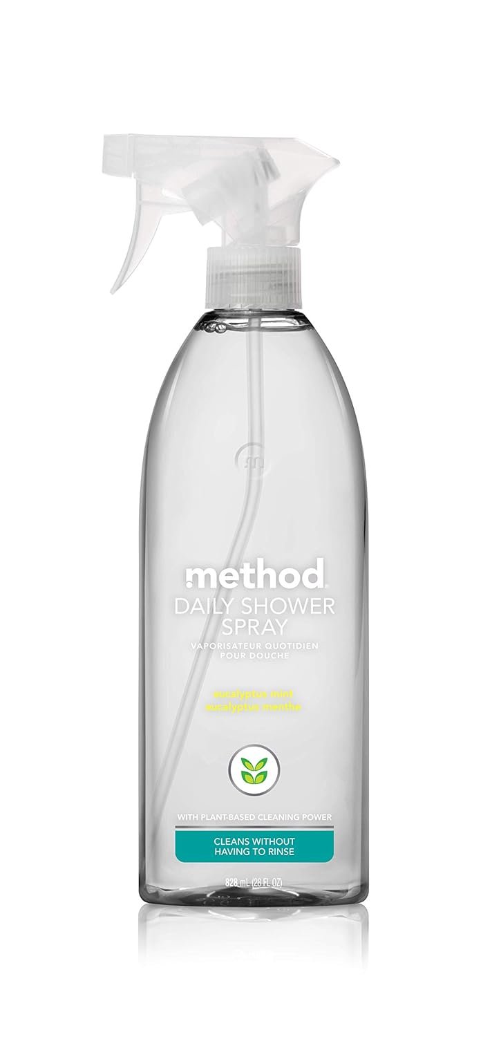 Method Daily Shower Spray Cleaner, Eucalyptus Mint, 28 Ounce - Walmart.com
