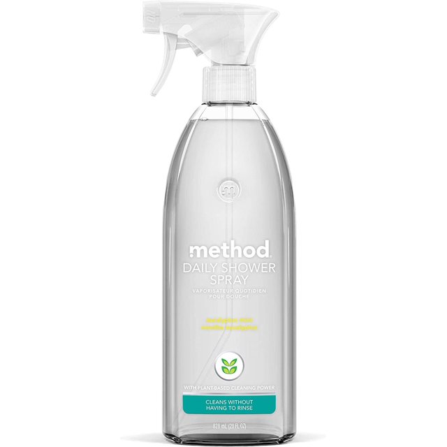 Method Daily Shower Spray Cleaner, Eucalyptus Mint, For Showers, Tile