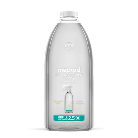 Method Daily Shower Spray Cleaner Refill, Eucalyptus Mint, 68  fl oz