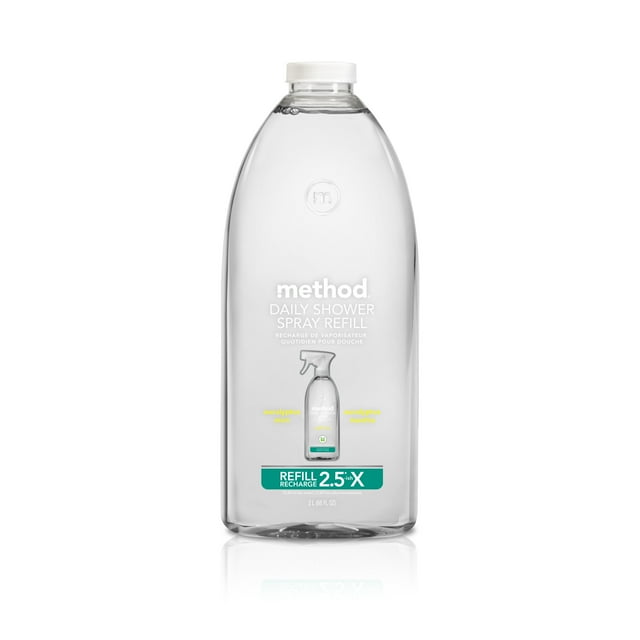 Method Daily Shower Spray Cleaner Refill, Eucalyptus Mint, 68 Ounce