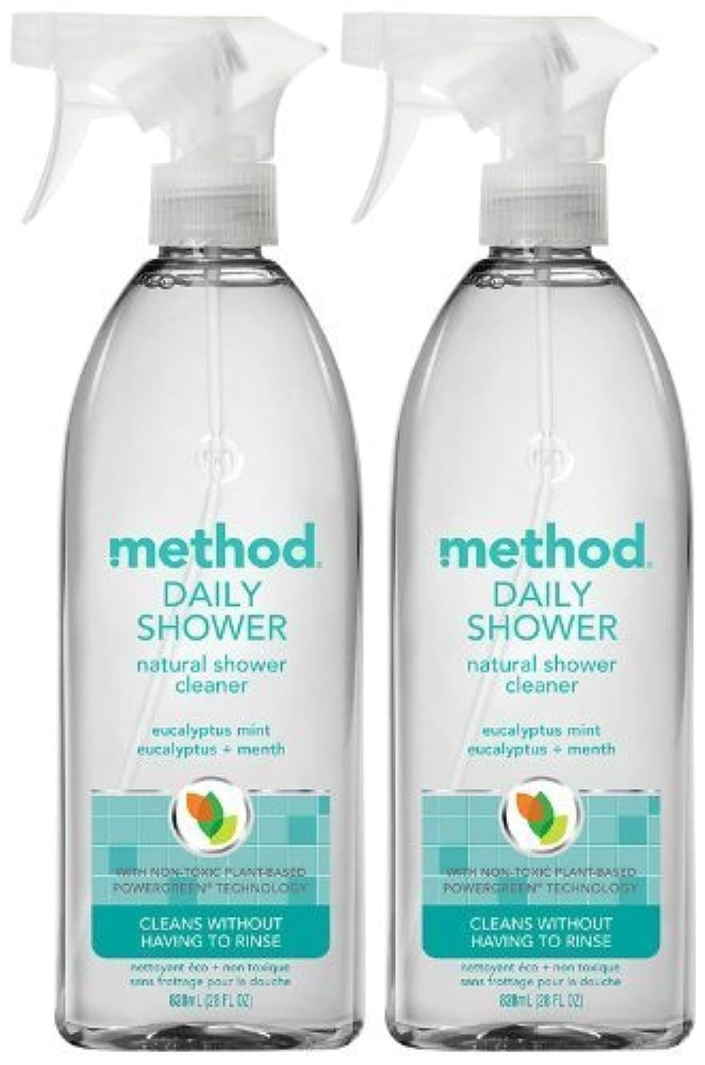 Method Daily Shower Spray Eucalyptus Mint 28 oz 2 pk by Method