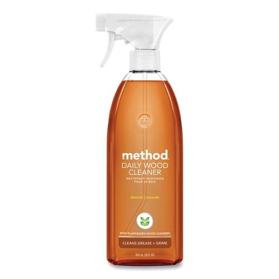 Method Daily Wood Cleaner, 28 oz Spray Bottle, 8/Carton (01182CT)