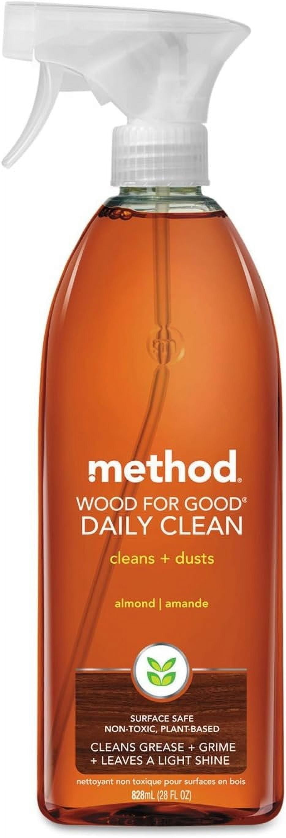 Method Almond Daily Wood Cleaner Spray Bottle - 28 fl oz