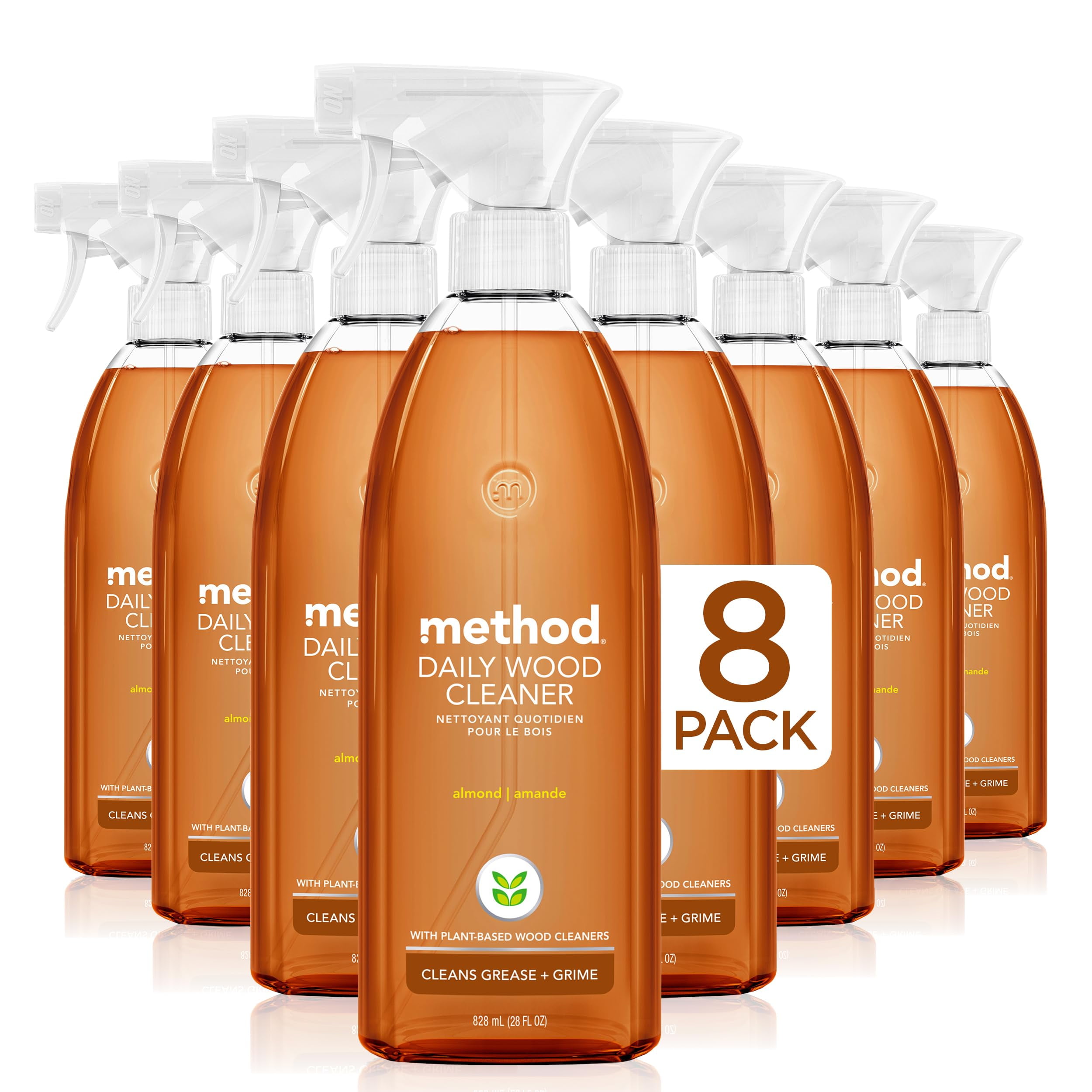 Method Almond Daily Wood Cleaner Spray Bottle - 28 fl oz