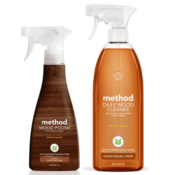 Method Daily Wood Cleaner & Wood Polish Bundle Pack - Walmart.com