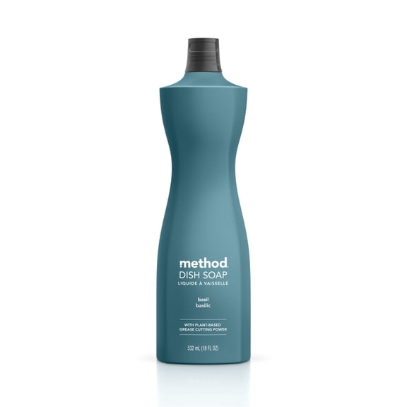 Method Dish Soap, Basil, 18 Ounce