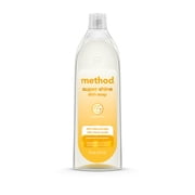 Method Super Shine Liquid Dish Soap, Powered by Enzymes, Coastal Citron Scented, 16 fl oz
