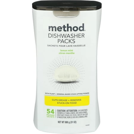 Method Dishwasher Packs - Lemon Mint - 54 ea