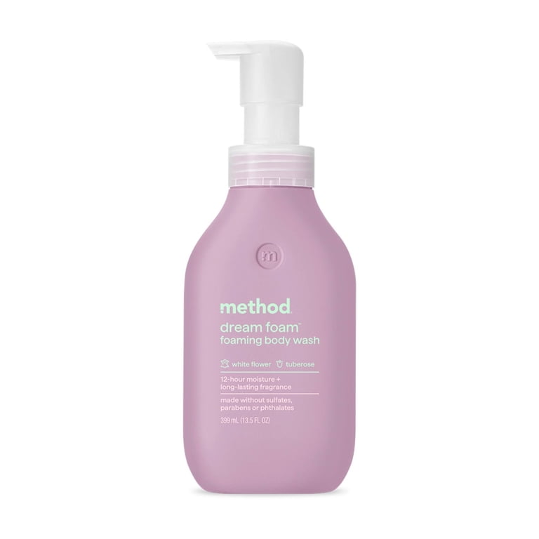 Method Dream Foam, Foaming Body Wash, White Flower + Tuberose