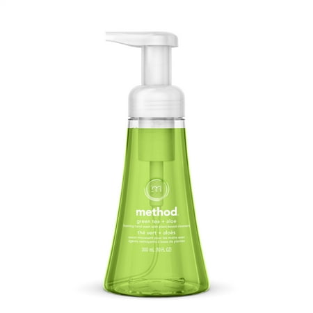 Method Foaming Hand Soap, Green Tea + Aloe, 10 fl oz