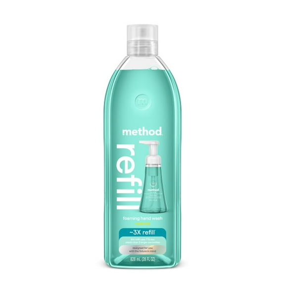 Method Foaming Hand Soap, Refill, Waterfall, 28 oz