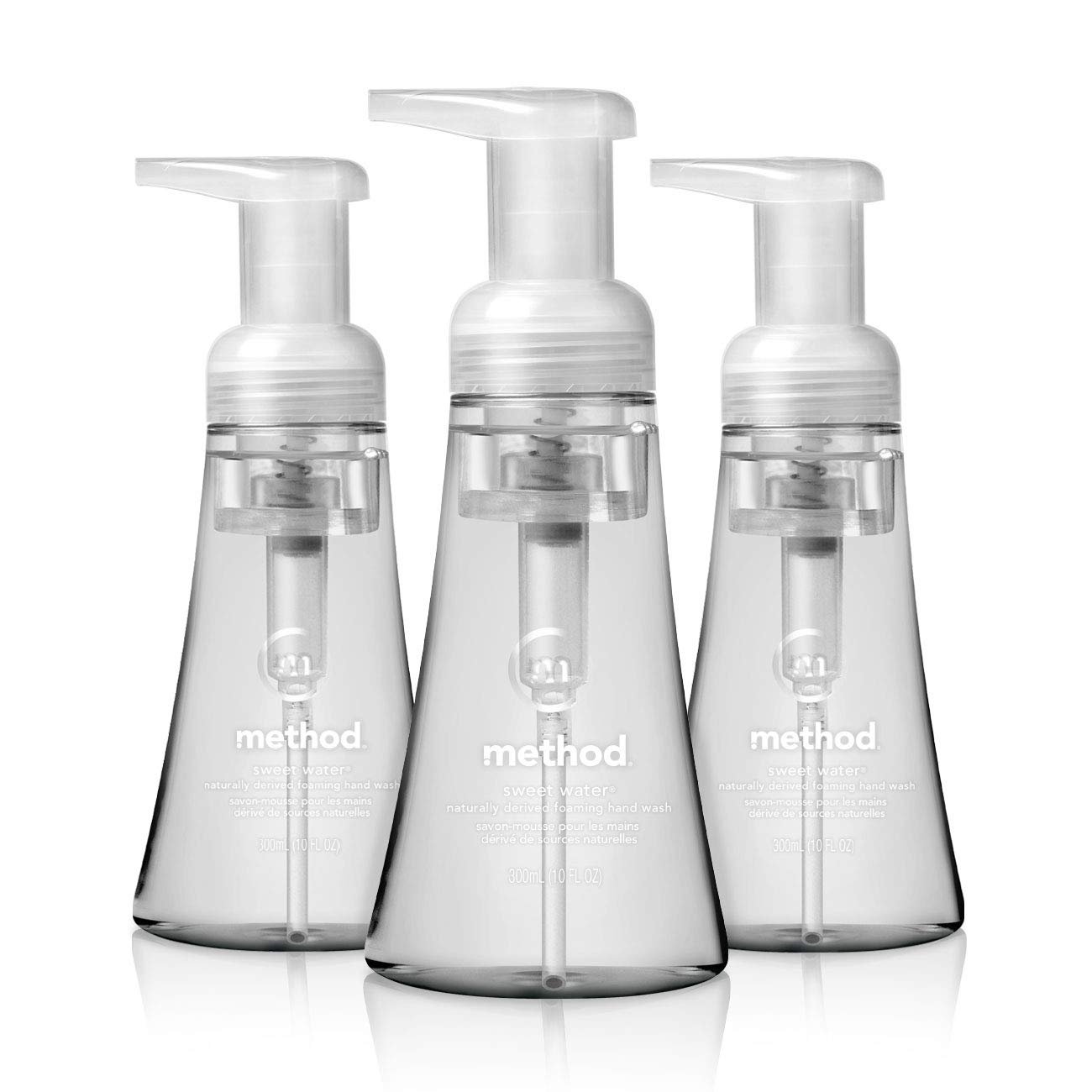 Method Foaming Hand Soap, Sweet Water, 10 Fl Oz Pack of 3